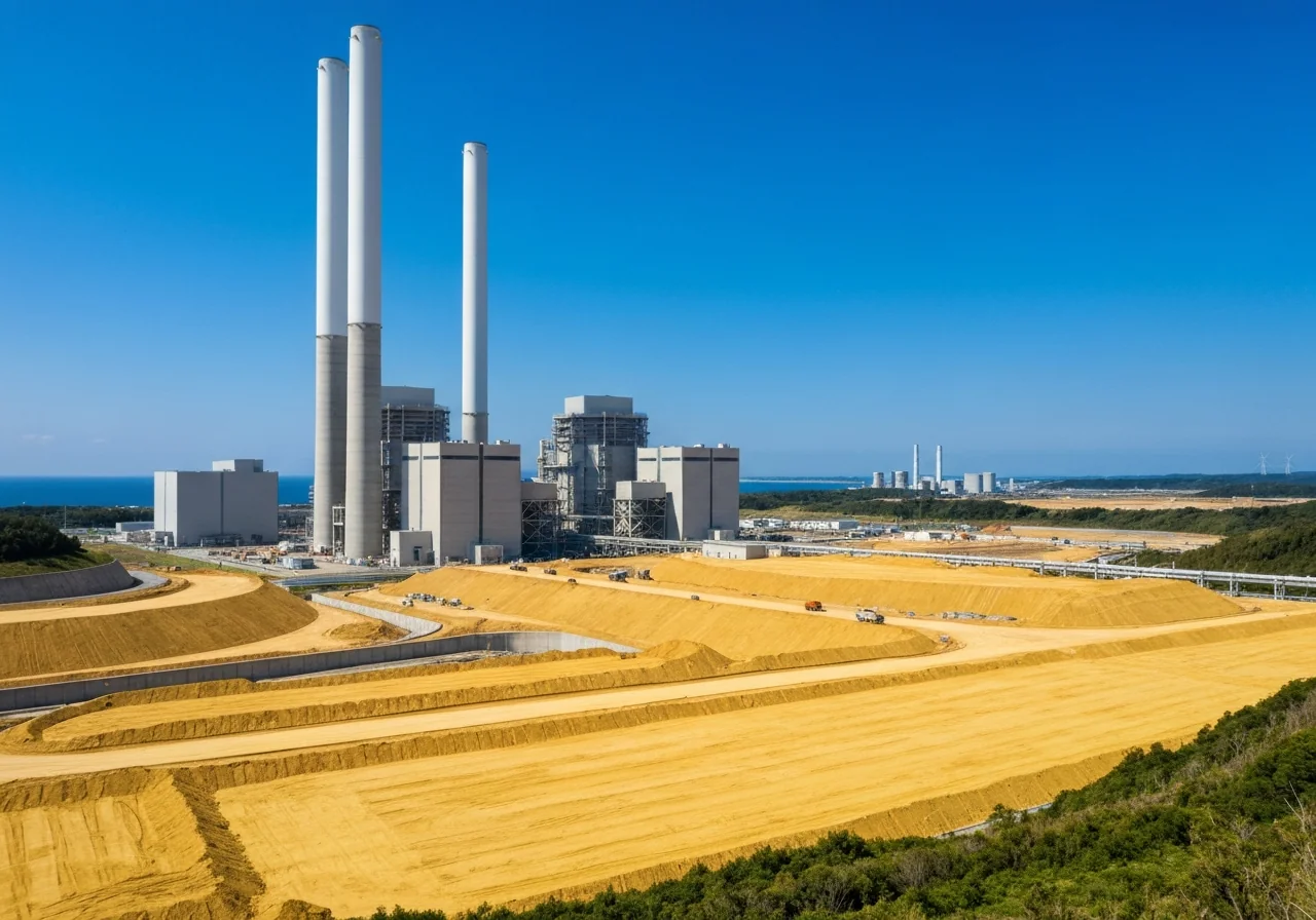 広野火力発電所 造成工事