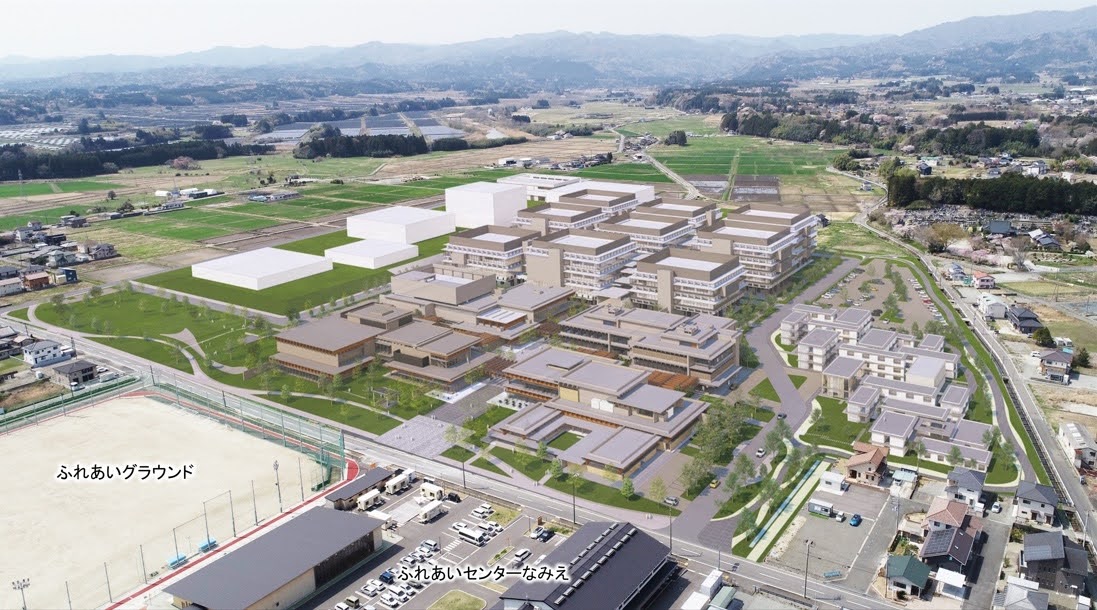 F-REI 福島国際研究教育機構 完成予想図（浪江町）